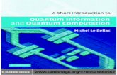 A Short Introduction to Quantum Information and Quantum Computation - Michel Le Bellac