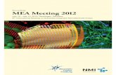 Multielectrode Array (MEA) proceedings 2012