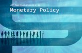 Expansionary & Restrictive Monetary Policy