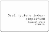 oral hygeine index