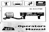 DNT B40 UK CB radio base station user instruction manual
