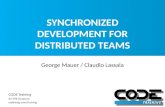 Synchronized Development for Distributed Teams