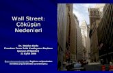Wall Street:Çöküşün Nedenleri