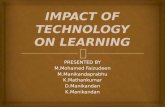 Impact of technology on learning