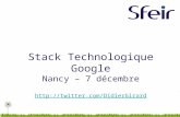 Stack Technologique Google