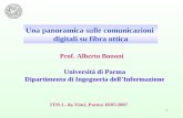 1 Universit  di Parma Dipartimento di Ingegneria dellInformazione Universit  di Parma Dipartimento di Ingegneria dellInformazione Prof. Alberto Bononi