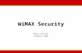 WiMAX Security Marco Vallini Febbraio 2006. 2 Contenuti Breve introduzione alla tecnologia Aspetti e meccanismi di sicurezza Vulnerabilità e attacchi.