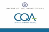 Università degli Studi di Napoli Federico II Corso base norma ISO 9001:2008 "Nulla è più difficile da pianificare, più dubbio a succedere o più pericoloso.