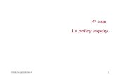 Politiche pubbliche 41 4° cap: La policy inquiry.