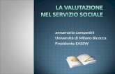 Annamaria campanini Università di Milano Bicocca Presidente EASSW.