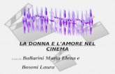 LA DONNA E LAMORE NEL CINEMA A cura di: Ballarini Maria Elena e Bosoni Laura.