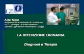 Aldo Tosto Responsabile Ambulatorio di Urodinamica S.O.D. Urologia I e II dellUniversità Azienda Ospedaliero Universitaria Careggi LA RITENZIONE URINARIA.