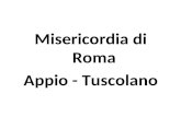 Misericordia di Roma Appio - Tuscolano. NOZIONI DI SOCCORSO IN PROTEZIONE CIVILE.