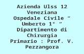 Azienda Ulss 12 Veneziana Ospedale Civile Umberto 1° Dipartimento di Chirurgia Primario : Prof. V. Pezzangora.