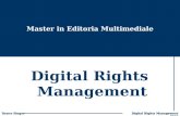 Danco Singer Digital Rights Management 2005 Digital Rights Management Master in Editoria Multimediale