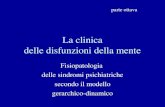 La clinica delle disfunzioni della mente Fisiopatologia delle sindromi psichiatriche secondo il modello gerarchico-dinamico parte ottava.