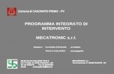 PROGRAMMA INTEGRATO DI INTERVENTO MECATRONIC s.r.l.