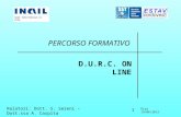 1 PERCORSO FORMATIVO D.U.R.C. ON LINE Pisa 19/06/2013 SEDE TERRITORIALE DI PISA Relatori: Dott. S. Sereni – Dott.ssa A. Carpita.