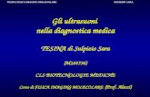 SULPIZIO SARA TESINA FISICA IMAGING MOLECOLARE Gli ultrasuoni nella diagnostica medica TESINA di Sulpizio Sara (M164736) CLS BIOTECNOLOGIE MEDICHE Corso.