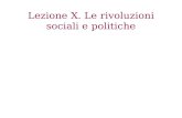 Lezione X. Le rivoluzioni sociali e politiche. La rivoluzione sociale: la mobilità