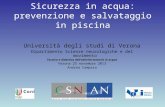 Università degli studi di Verona Dipartimento Scienze neurologiche e del movimento Tecnica e didattica dellattività motoria in acqua Verona 25 novembre.