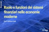 Prof. Stefano Gatti virtua colege. Cosè un sistema finanziario? Contratti finanziari Mercati finanziari Intermediari finanziari Autorità finanziarie Le.