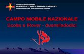 Associazione Italiana GUIDE E SCOUTS dEUROPA CATTOLICI della Federazione dello Scoutismo Europeo CAMPO MOBILE NAZIONALE Scolte e Rover - duemiladodici.