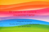 Di colore in colore… incontro larte Progetto di plesso Scuola dellInfanzia di Villa Romanò a.s. 2010/2011.