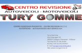 Tury Gomme Via Mascagni 52 20093 Cologno Monzese –Milano- Tel/Fax 02.27.30.24.84 Partita IVA 02145370967 E-mail turygomme@tiscali.itturygomme@tiscali.it.