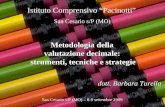 Dott. Barbara Turella Metodologia della valutazione decimale: strumenti, tecniche e strategie Istituto Comprensivo Pacinotti San Cesario s/P (MO) San Cesario.