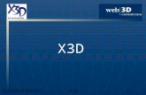 X3D Cristina Donati 1 X3D. Cristina Donati 2 X3D Percorso Introduzione a X3D Obiettivi di progettazione Un po di storia Obiettivi principali della specifica.