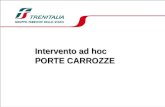 Intervento ad hoc PORTE CARROZZE. 2 DP N/I DPR Norme comuni Intervento ad hoc PORTE CARROZZE.