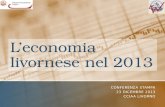 Leconomia livornese nel 2013 CONFERENZA STAMPA 23 DICEMBRE 2013 CCIAA LIVORNO.