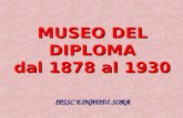 MUSEO DEL DIPLOMA dal 1878 al 1930 IPSSC EINAUDI SORA.