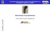 Corso Elementi di Progettazione di Basi di Dati Multimediali in rete Metodologie di validazione e Usabilità Usability Lab 2001 Metodologie di progettazione.