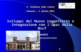 1 5' Incontro ISKO Italia Venezia : 1 aprile 2011 Sviluppi del Nuovo soggettario e integrazione con l'Opac della Bncf Isolina Baldi, Anna Lucarelli Biblioteca.