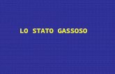 LO STATO GASSOSO. Lo stato gassoso possiede diverse proprietà: proprietà Bassa viscosità Mancanza di forma e volume propri Alta comprimibilità Completa.