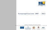 Europrogettazione 2007 - 2013 Progetto cofinanziato dall’Unione Europea Approvato dalla Provincia di Roma con Determinazione Dirigenziale n° 366 del 20/12/2007.