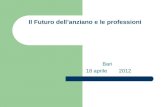 Il Futuro dell’anziano e le professioni Bari 18 aprile2012.