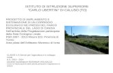 ISTITUTO DI ISTRUZIONE SUPERIORE “CARLO UBERTINI” DI CALUSO (TO) CLASSE 4 A Servizi per l’agricoltura e lo sviluppo rurale A.S. 2013 - 2014 Docente coordinatore.