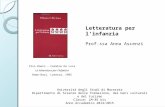 Pino Boero – Carmine De Luca La letteratura per l'infanzia Roma-Bari, Laterza, 1995 Letteratura per l’infanzia Prof.ssa Anna Ascenzi Università degli Studi.