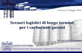 Scenari logistici di lungo termine per i carburanti gassosi Dott.ssa M.R. Di Somma Verona, 27 Maggio 2014.