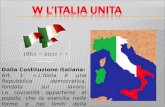 Dalla Costituzione italiana: Art. 1: « L’Italia è una Repubblica democratica, fondata sul lavoro. La sovranità appartiene al popolo, che la esercita nelle.