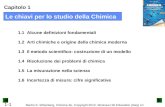 1-1 Martin S. Silberberg, Chimica 3e, Copyright 2012, McGraw-Hill Education (Italy) srl Capitolo 1 1.1 Alcune definizioni fondamentali 1.2 Arti chimiche.