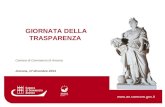 Camera di Commercio di Ancona   GIORNATA DELLA TRASPARENZA Ancona, 17 dicembre 2014