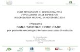 CURE SIMULTANEE IN ONCOLOGIA 2014 L’EVOLUZIONE DELLE ESPERIENZE IN LOMBARDIA MILANO, 14 NOVEMBRE 2014 Progetto SIMULTANEOUS HOME CARE per paziente oncologico.