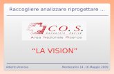 1 Raccogliere analizzare riprogettare … Alberto AronicaMontecatini 14 -16 Maggio 2009 “LA VISION”