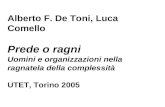 Alberto F. De Toni, Luca Comello Prede o ragni Uomini e organizzazioni nella ragnatela della complessità UTET, Torino 2005.