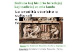 Copertina Kultura kaj historia heredaĵoj kaj tradicioj en mia lando Le eredità storiche e culturali e le tradizioni della mia terra Benedetto Antelami: