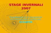 STAGE INVERNALI 2007 Progettazione di un componente di un acceleratore di particelle: SCRAPER.